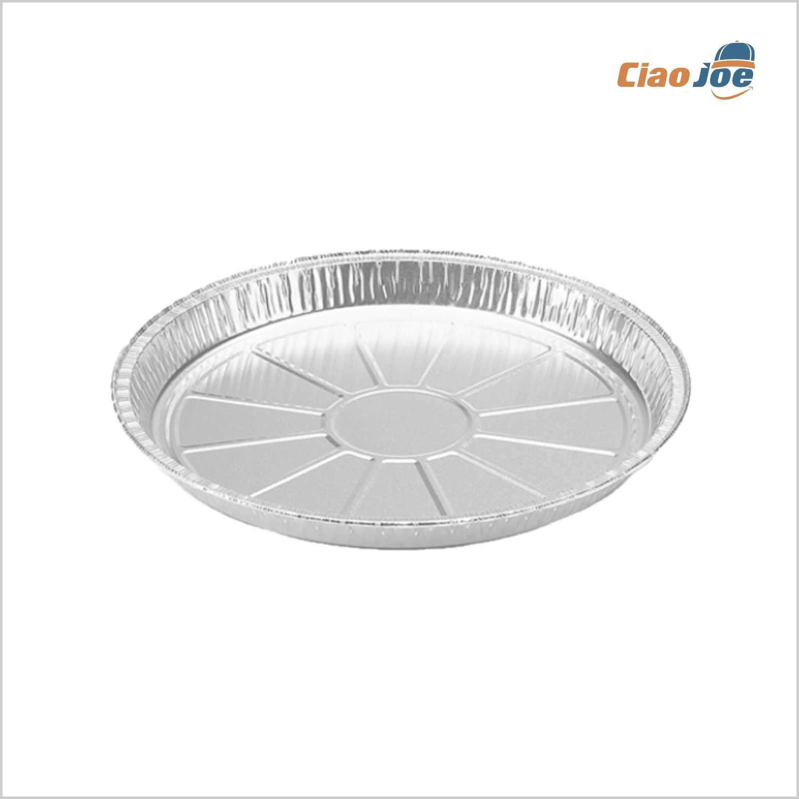 50 Contenitori / Vaschette In Alluminio Tonde Diametro 33 Per Pizza Crostata - Ciao Joe