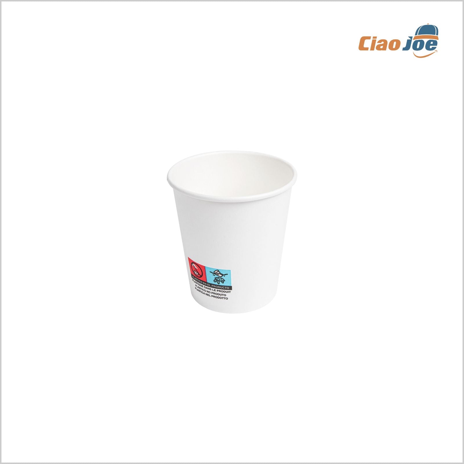 Bicchieri Carta 240ml Caffè e Cappuccino – 50 pz - Ciao Joe