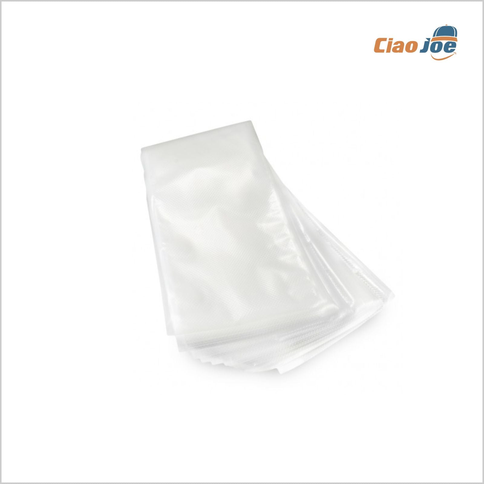 Buste sottovuoto goffrate da 105 micron, confezione da 100 pezzi. Resistenti e compatibili con tutte le macchine sottovuoto, ideali per conservare carni, pesce, verdure e alimenti.