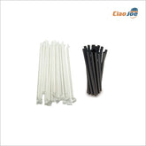 Cannucce Nere 21 cm Imbustate Singolarmente – 500 pz - Ciao Joe