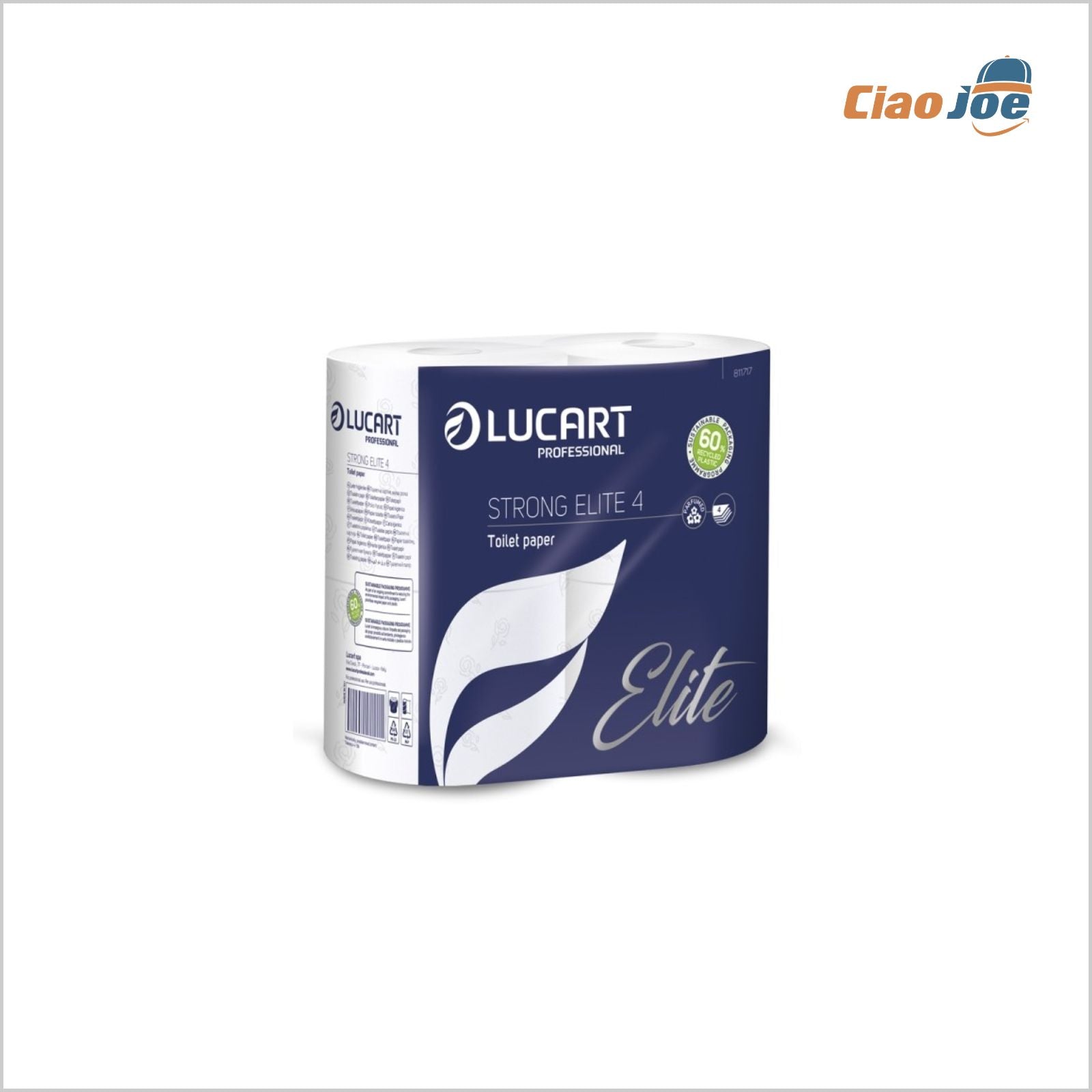 Carta Igienica Lucart Elite Profumata – 4 Rotoli 4 Veli 140 Strappi - Ciao Joe