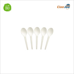 Cucchiaini Monouso Compostabili Rigidi – 50 pz - Ciao Joe