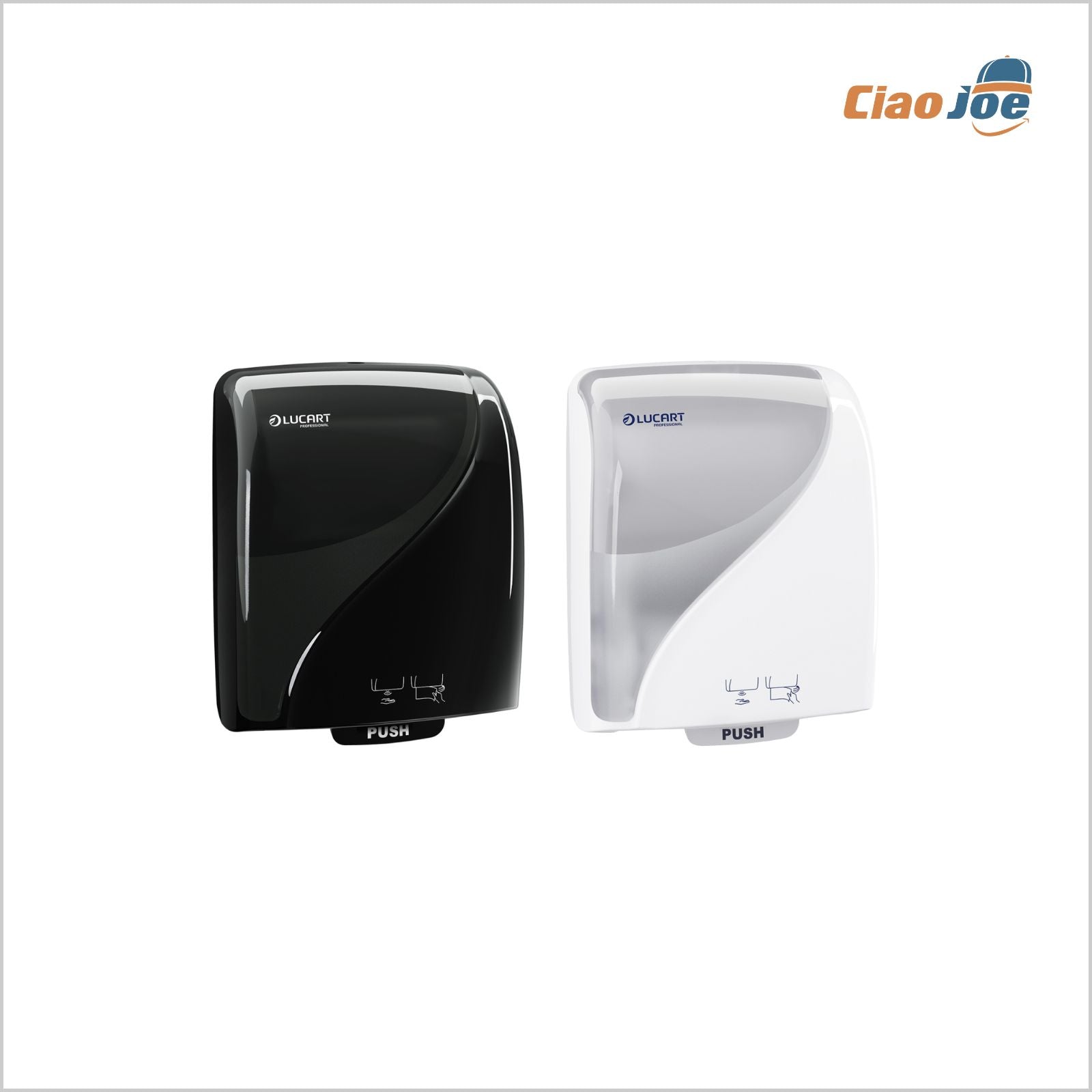 Dispenser Carta Lucart Identity – Autocut 155ID Nero/Bianco - Ciao Joe
