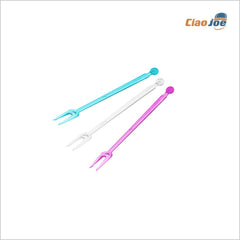 Forchettine in Plastica Due Punte – 1000 pezzi, Resistenti per Finger Food - Ciao Joe
