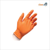 Guanti Nitrile Arancioni Full Grip – 50 pz Alta Resistenza - Ciao Joe