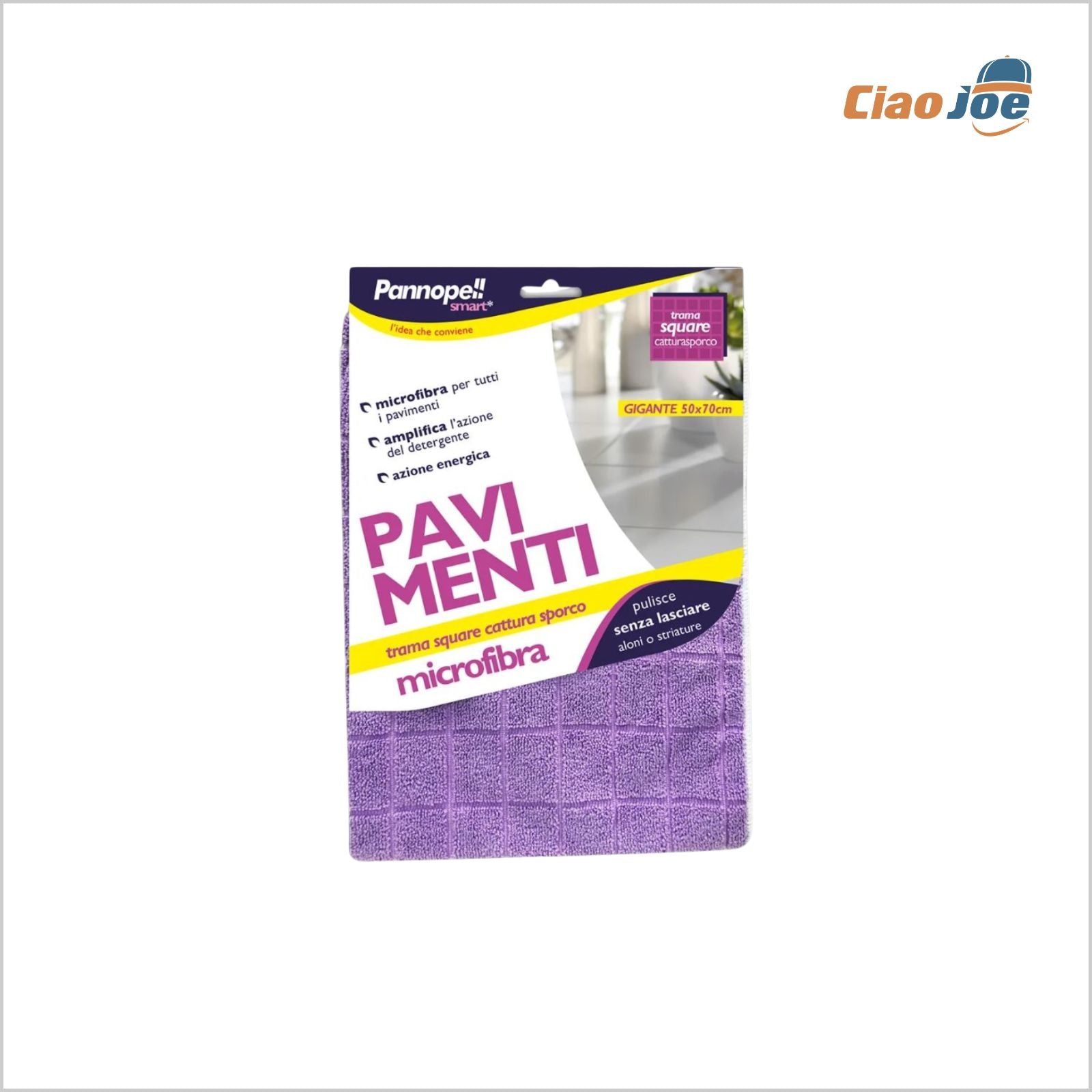 Panni Microfibra Pavimenti 50x70 cm – 10 pz - Ciao Joe