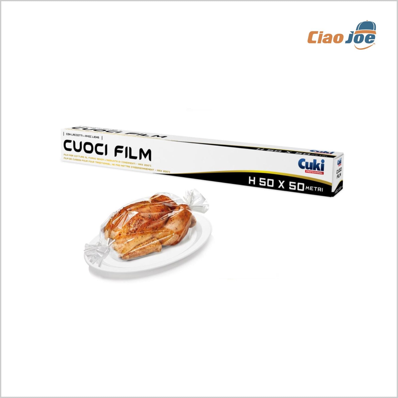 Pellicola Cuoci Film Cuki 50x50cm PET Trasparente - Ciao Joe