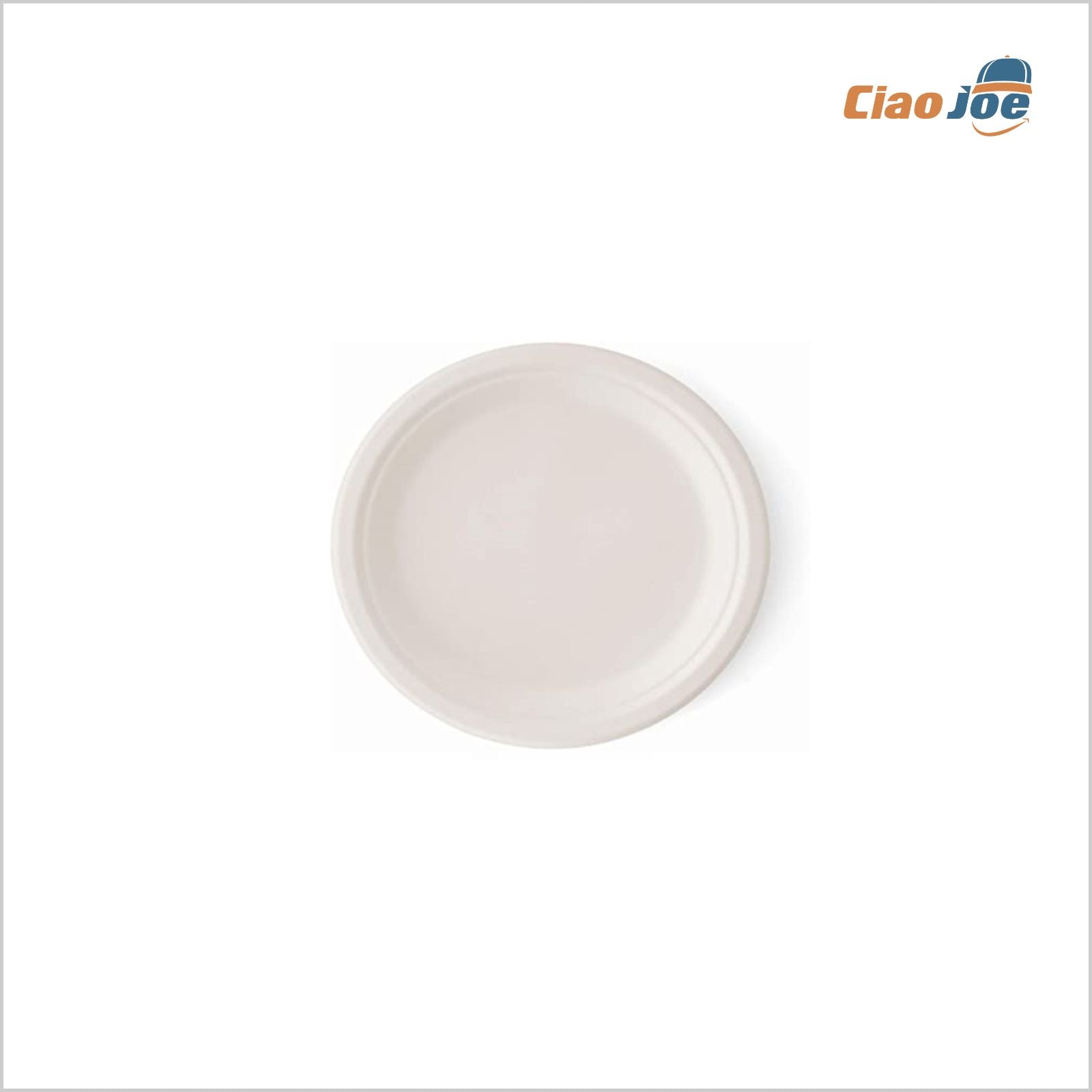 Piatti Biodegradabili Piani 23 cm – 50 pz Compostabili Microonde - Ciao Joe