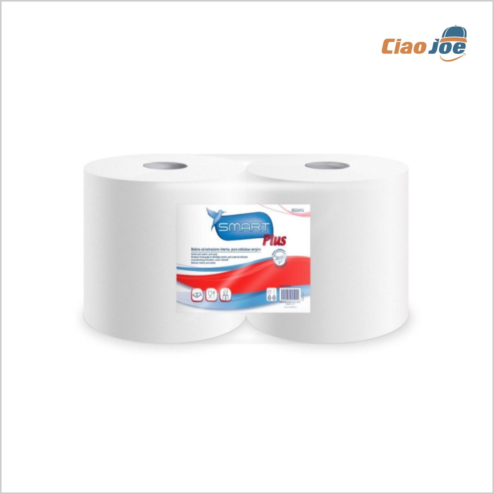 Rotoloni Carta Asciugatutto 800 Strappi – 2 Bobine Cellulosa - Ciao Joe