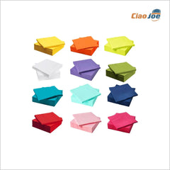 Tovaglioli Colorati 24x24 cm – Doppio Velo – 100pz – Mix Party - Ciao Joe