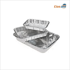 Vaschette Alluminio senza Coperchi – 100 pz Asporto - Ciao Joe