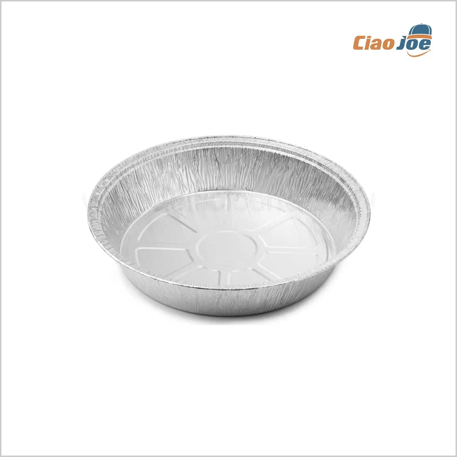 Vaschette in Alluminio Tonde Ø 21 cm – Alte, Contenitori Resistenti per Alimenti 100 pz - Ciao Joe