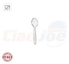 100 Cucchiai di Plastica Monouso trasparenti Rigidi cucchiaio riutilizzabili - Ciao Joe