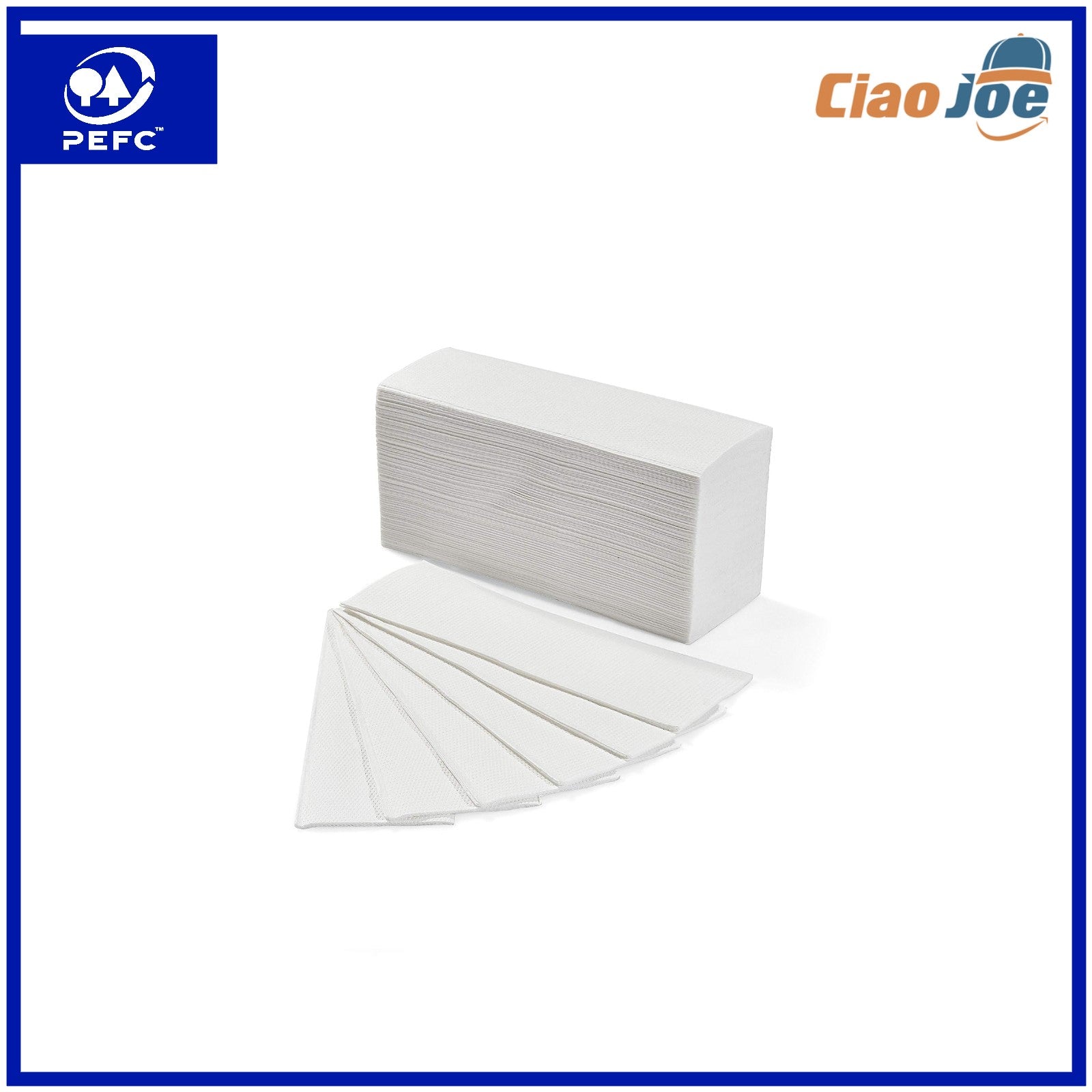 Asciugamani Carta a V – Salviette Dispenser C e Z Compatibili - Ciao Joe