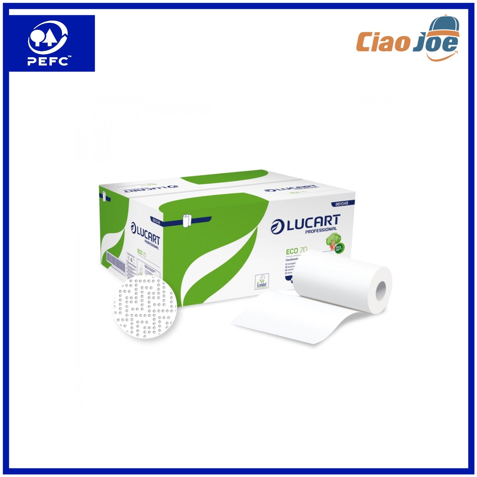 Asciugamani Lucart Eco 70 – 1 Rotolo Riciclata - Ciao Joe