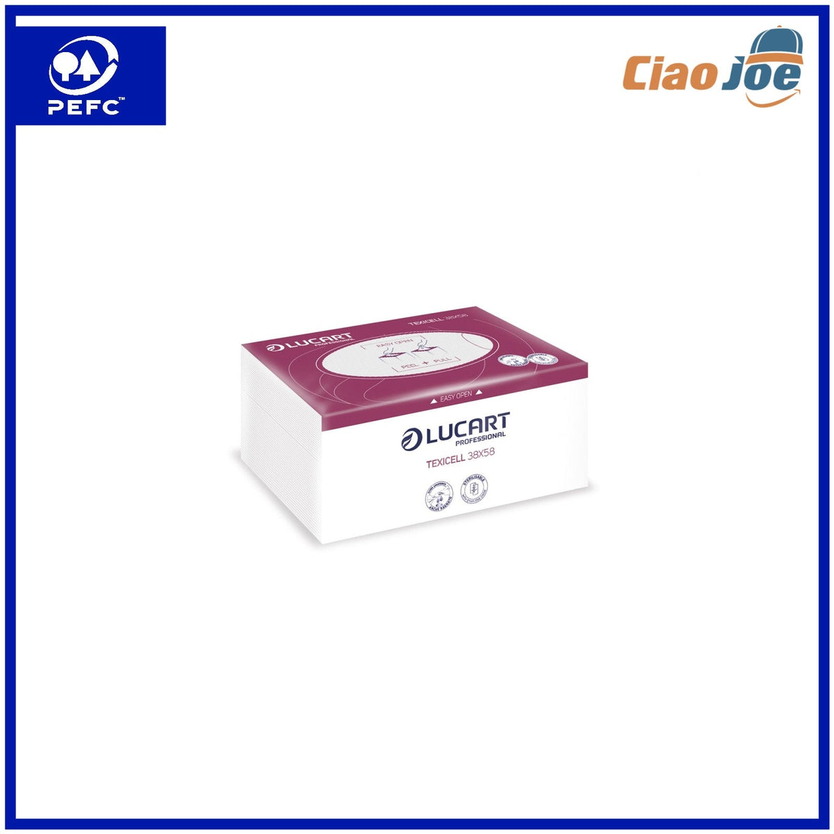 Asciugamani Monouso in Carta Secco – 60 pz Lucart Estetica - Ciao Joe