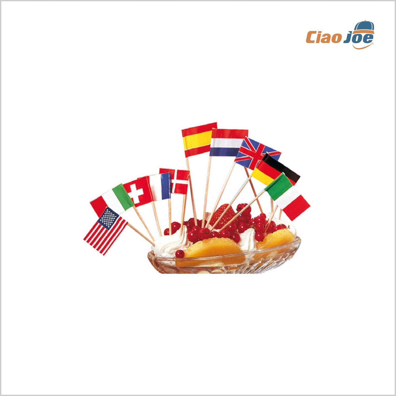 Bandierine Decorative per Finger Food – 250 pz, Ideali per Aperitivi, Catering ed Eventi - Ciao Joe