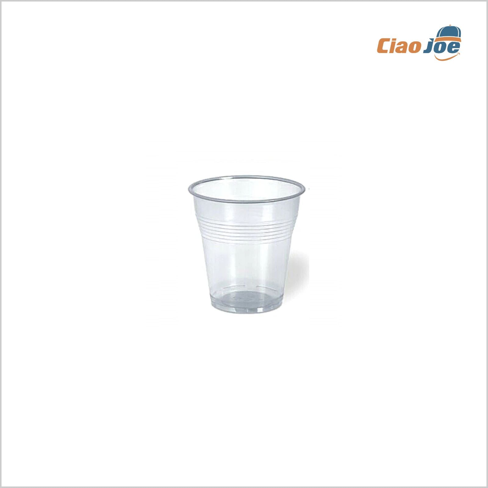 Bicchieri Plastica 166cc Acqua Trasparente – 100 pz - Ciao Joe