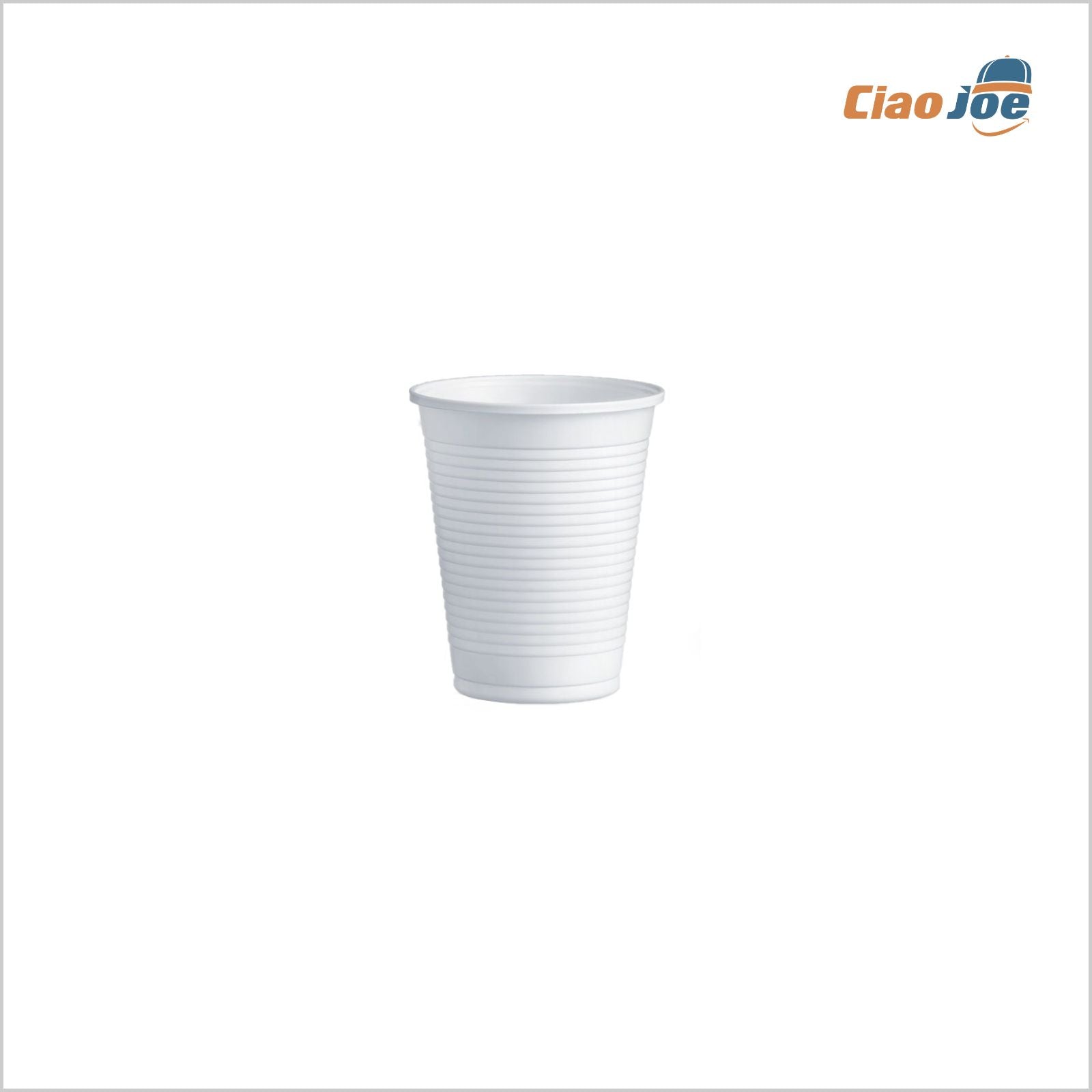 Bicchieri Plastica 200cc Acqua Bianchi – 100 pz - Ciao Joe