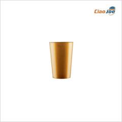Bicchieri Rigidi da Cocktail in Plastica Oro da 250 cc – Riutilizzabili ed Eleganti 35 pz - Ciao Joe