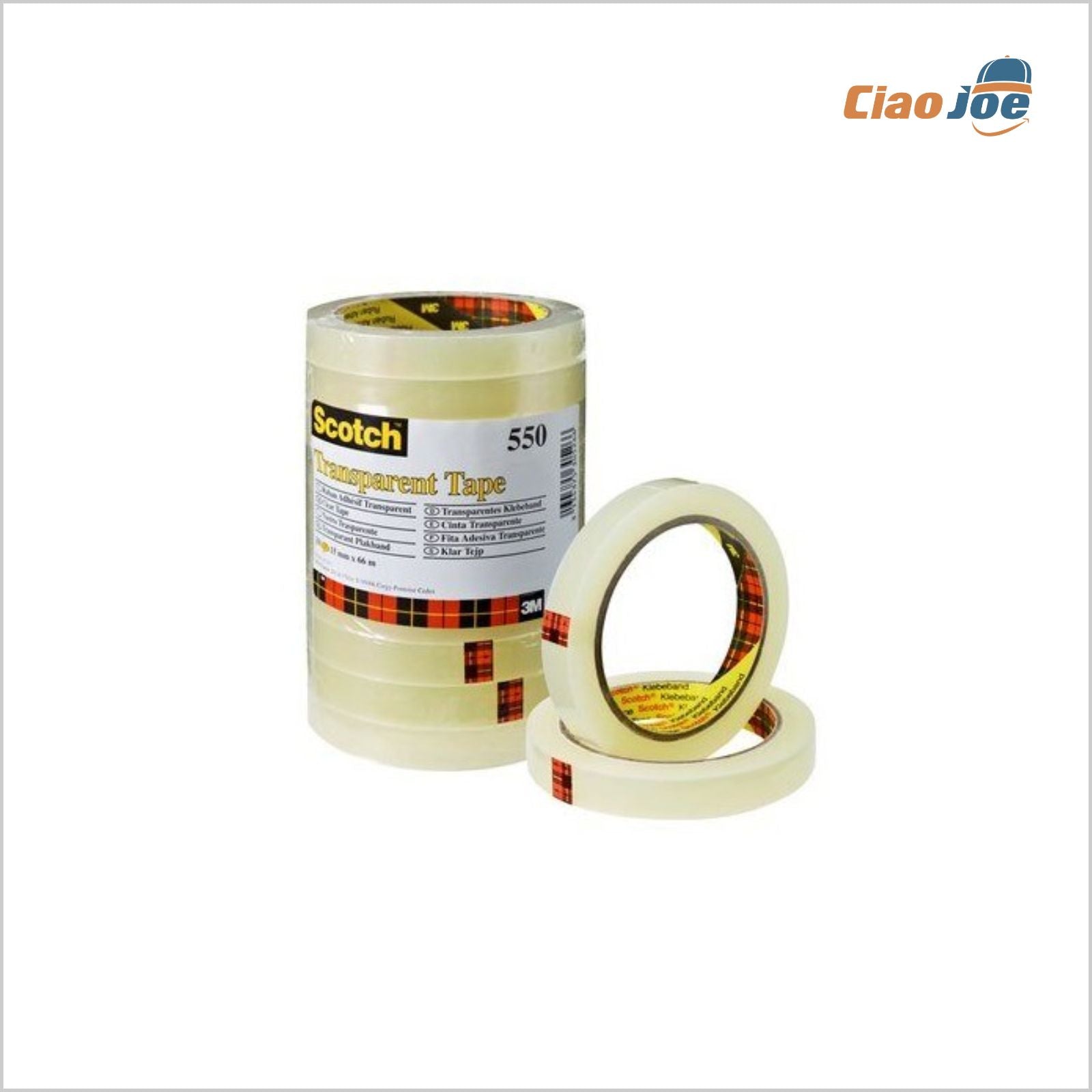 Nastro Adesivo Trasparente 15x50m – Scotch da banco Silenzioso - Ciao Joe