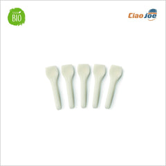 Palette Gelato Compostabili Bio – 550 pz Cucchiaini Color Crema - Ciao Joe