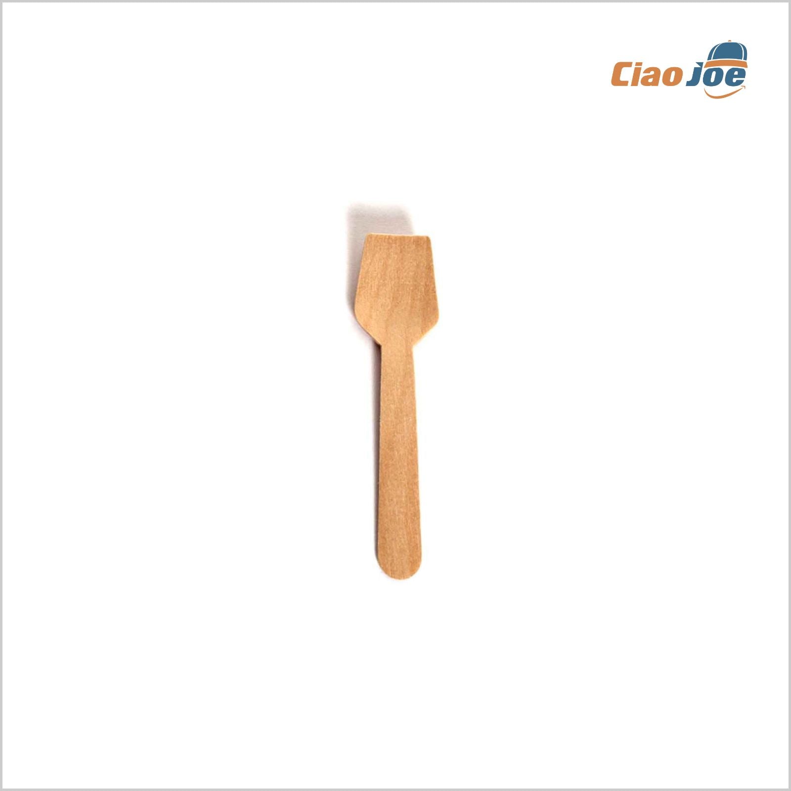 Palette Gelato in Legno – 9,5 cm, Naturali ed Ecologiche 100 pz - Ciao Joe