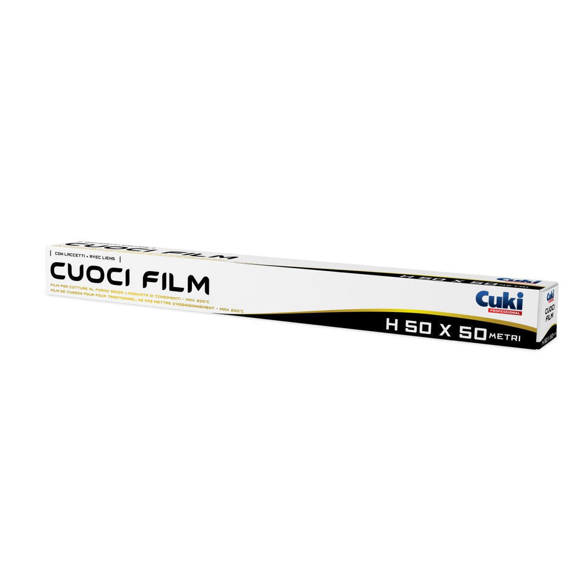 PELLICOLA CUOCI FILM CUKI in pet 50cm x 50 metri trasparente incluso laccetti - Ciao Joe