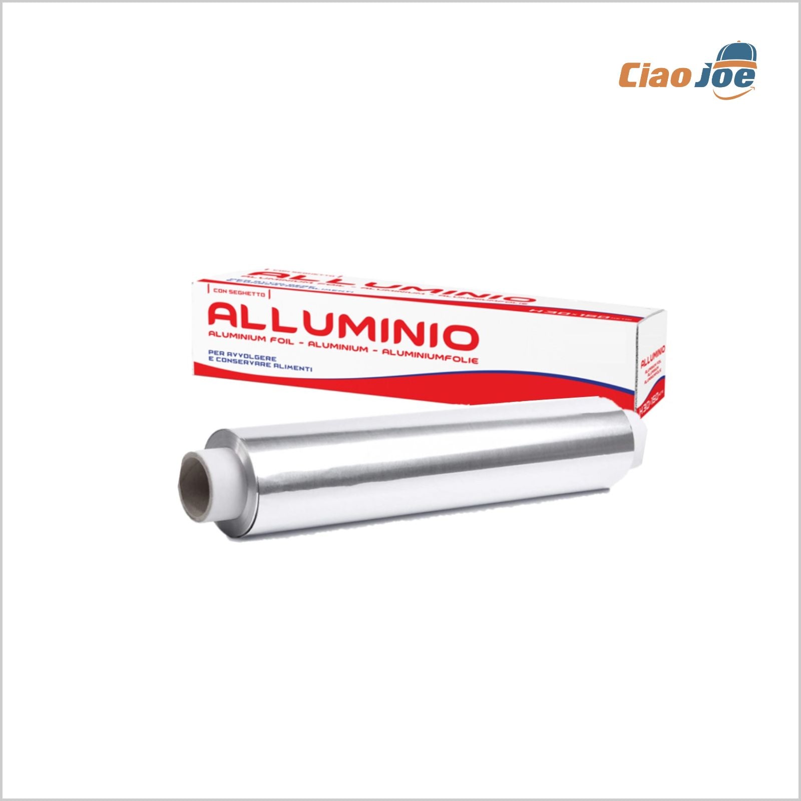 Rotolo Alluminio 100m – Carta Stagnola con Astuccio - Ciao Joe