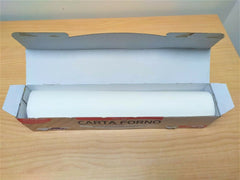 ROTOLO CARTA DA FORNO 50 METRI CON ASTUCCIO 33 CM ANTIADERENTE CON SEGHETTO - Ciao Joe