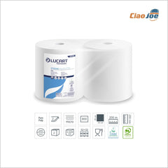 Rotoloni Carta Lucart Pulitutto – 2 pz Asciugatutto in Cellulosa - Ciao Joe