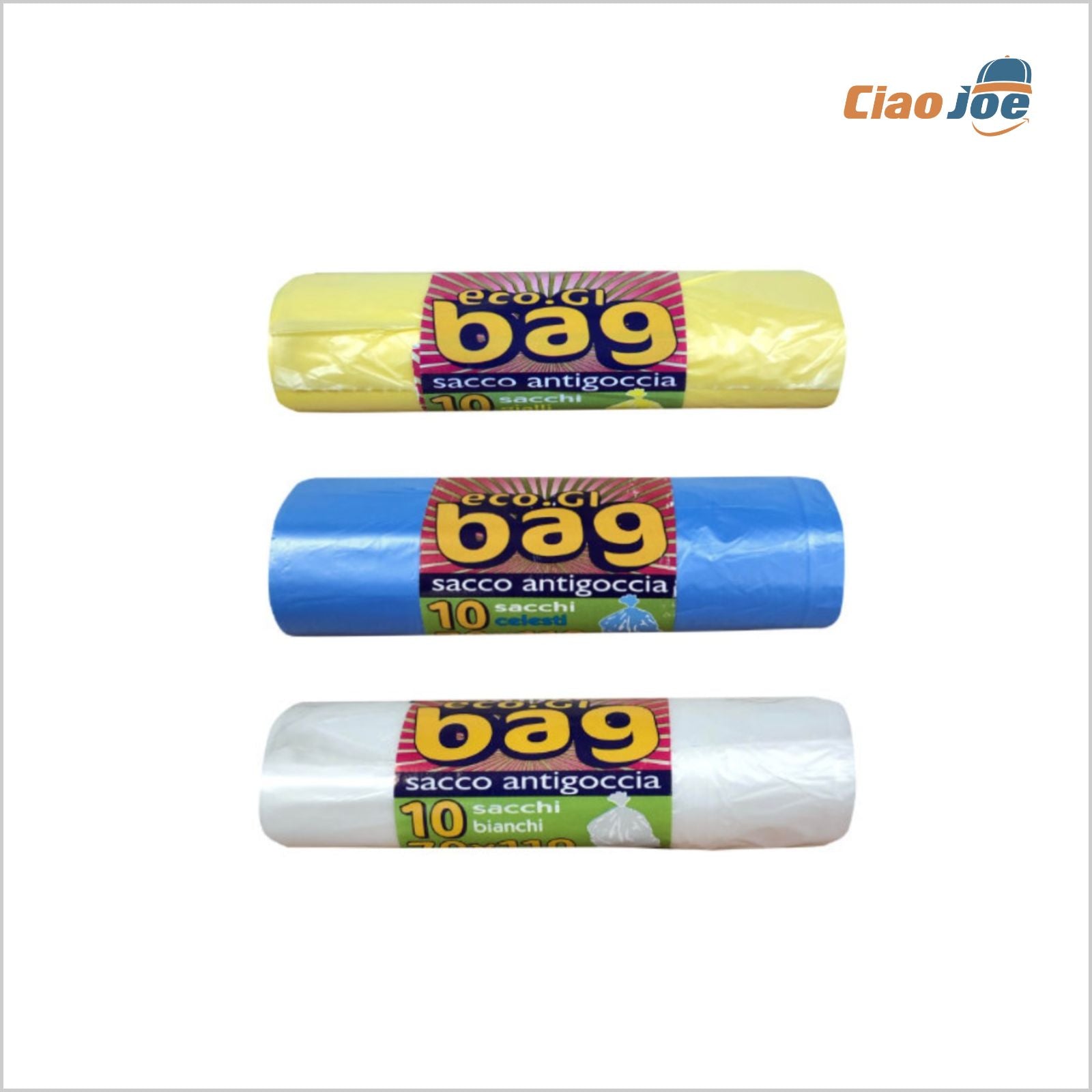 Sacchi Differenziata Immondizia 70x110 – 10 pz - Ciao Joe