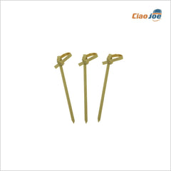 Stecchini in Legno con Nodo – 100 pezzi, Eleganti per Aperitivi 10 cm , 15 cm - Ciao Joe