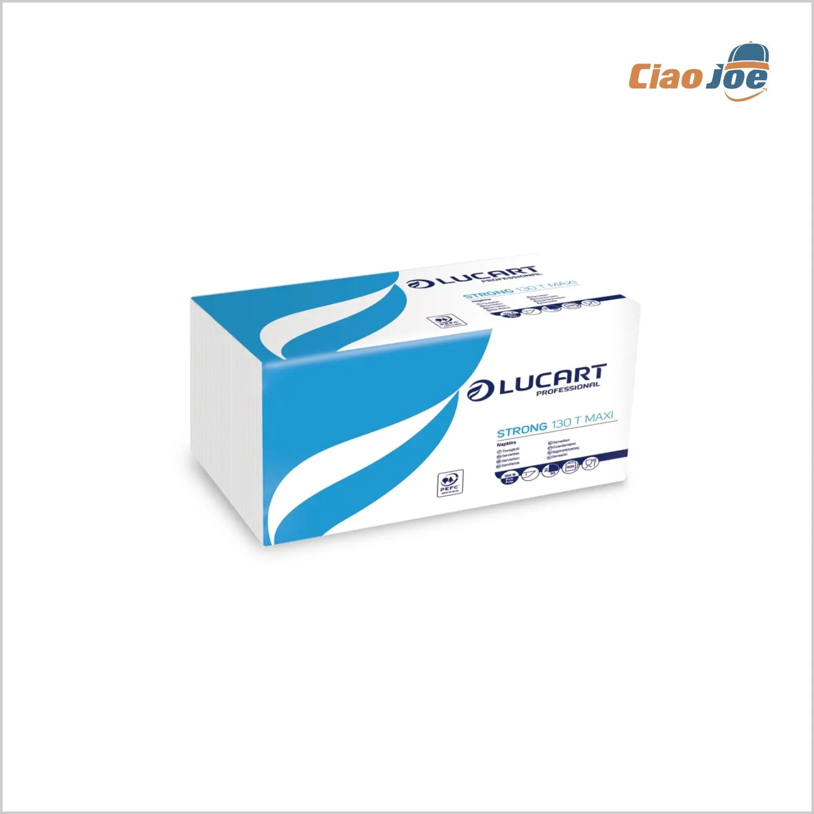 Tovaglioli Carta Lucart Mono Velo 30x30 cm – 500 Pezzi – 130T Maxi - Ciao Joe