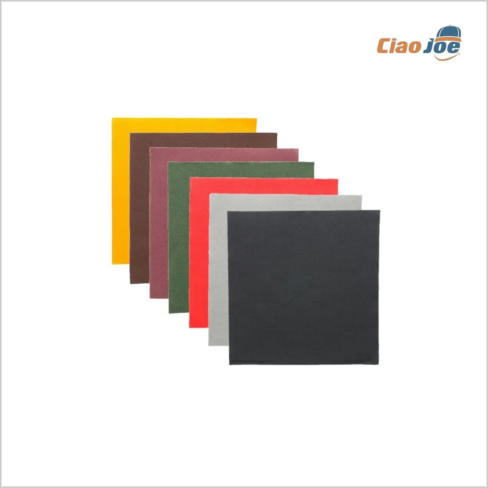Tovaglioli Colorati Embossing 38x38 cm – Simil Tessuto – 40pz - Ciao Joe