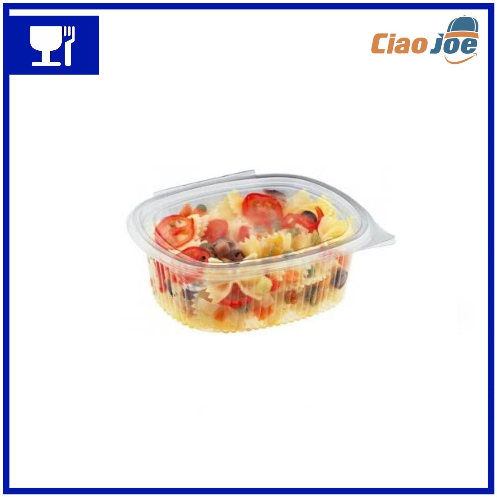 Vaschette Ovali OPS Salva Liquidi – 50 pz Trasparenti - Ciao Joe